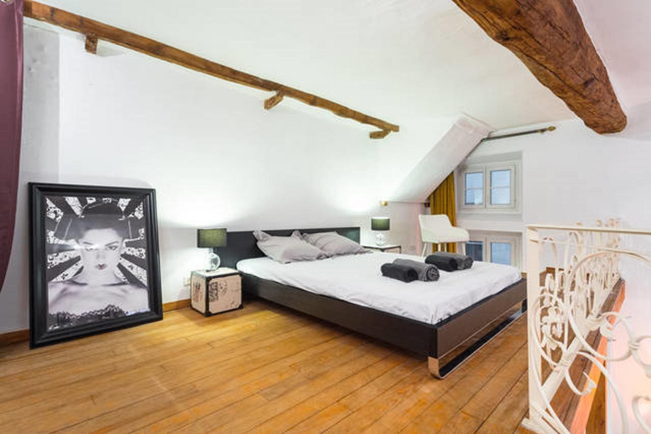 Ferienwohnung Le Prefecture - Luxueux F3 En Duplex, Ascenseur, Coeur Vieux-Nizza Exterior foto
